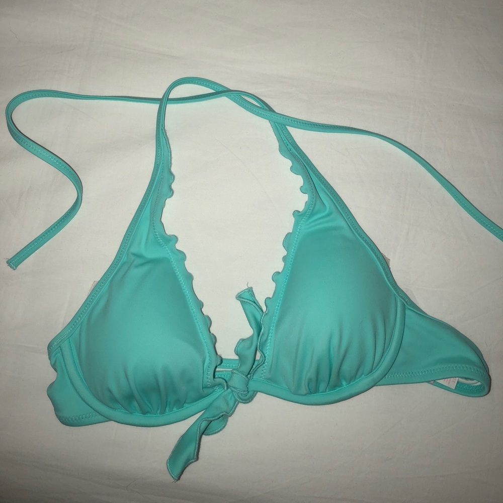 VS blue bikini top, worn only a few times.